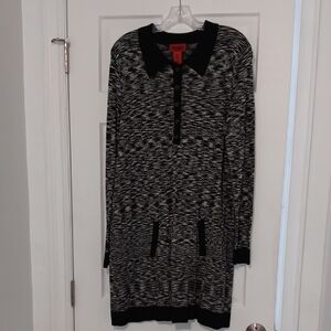 Missoni Black and Gray Long Sleeve Dress